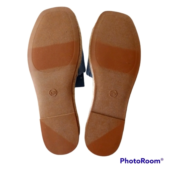 Universal Thread Maren Square Toe Espadrille Slide Sandals Size 10 W - Picture 5 of 7